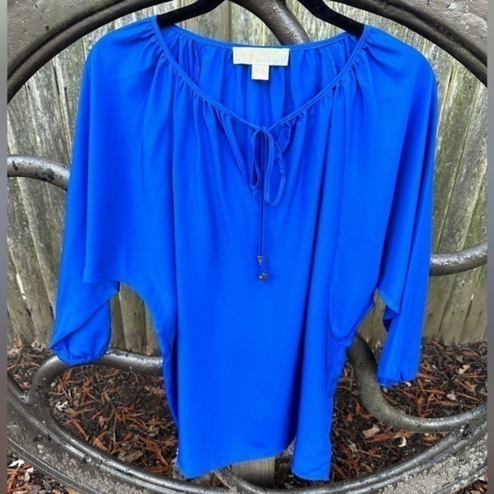 MICHAEL Michael Kors Women’s Royal Blue Flowy Top (Small) (NWOT)